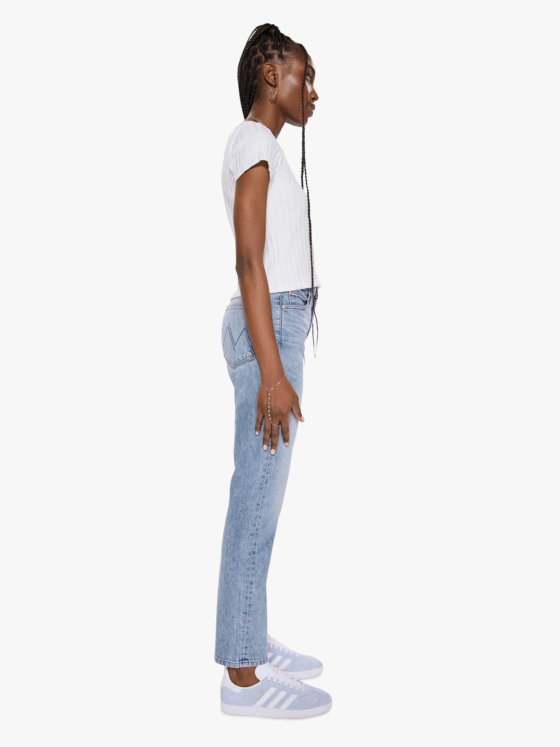 Mother Denim | High Waisted Rider Ankle - Salt Of The Earth - Image 2
