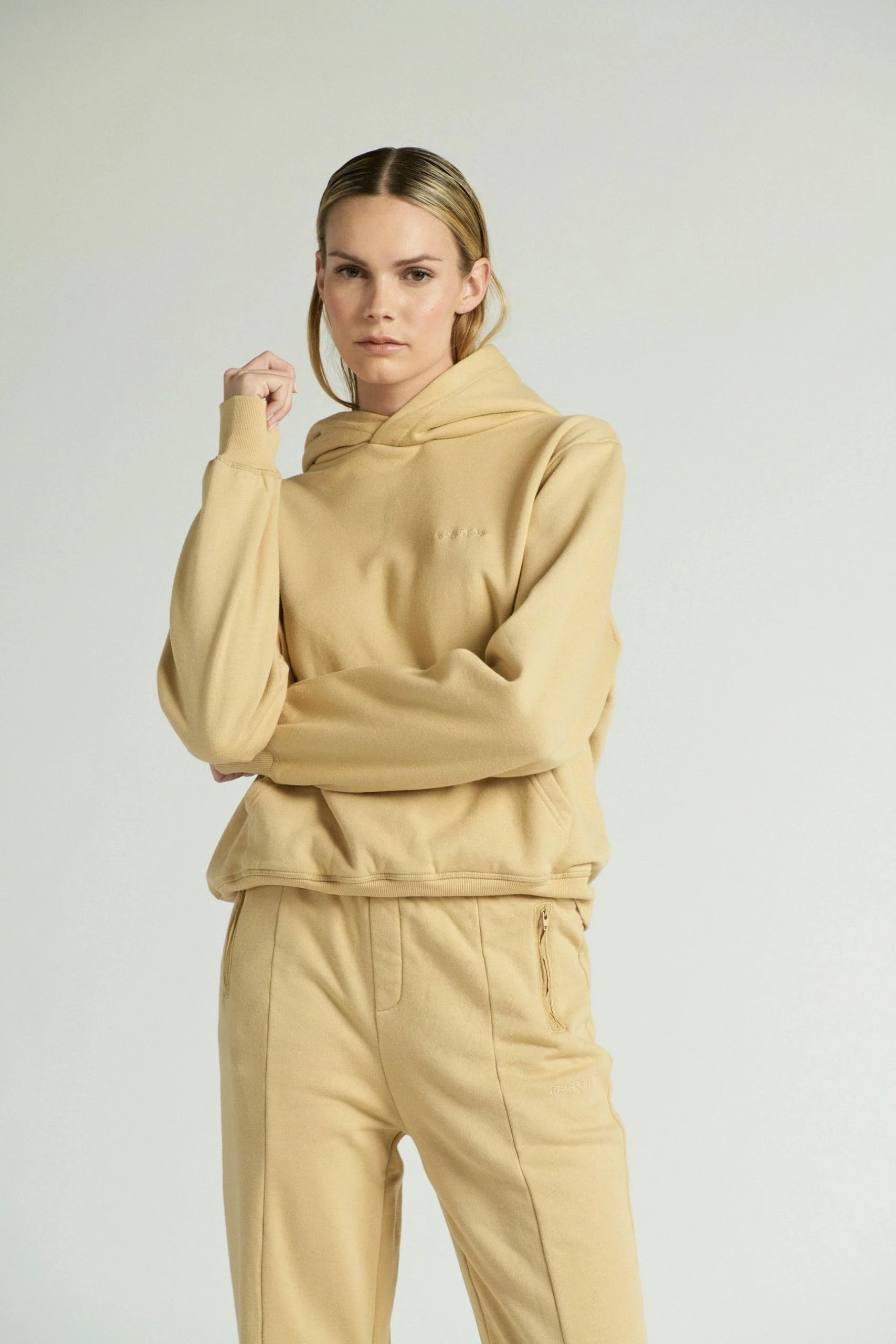 Ragdoll LA | Pull On Hoodie - Light Camel - Image 4