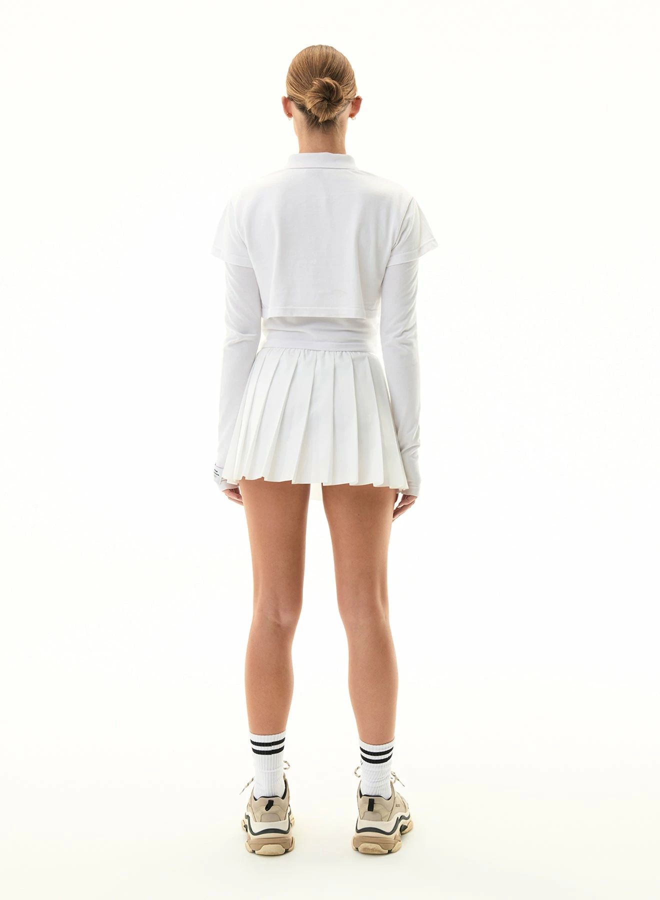 P.E NATION | Volley Ls Tee - Optic White - Image 6