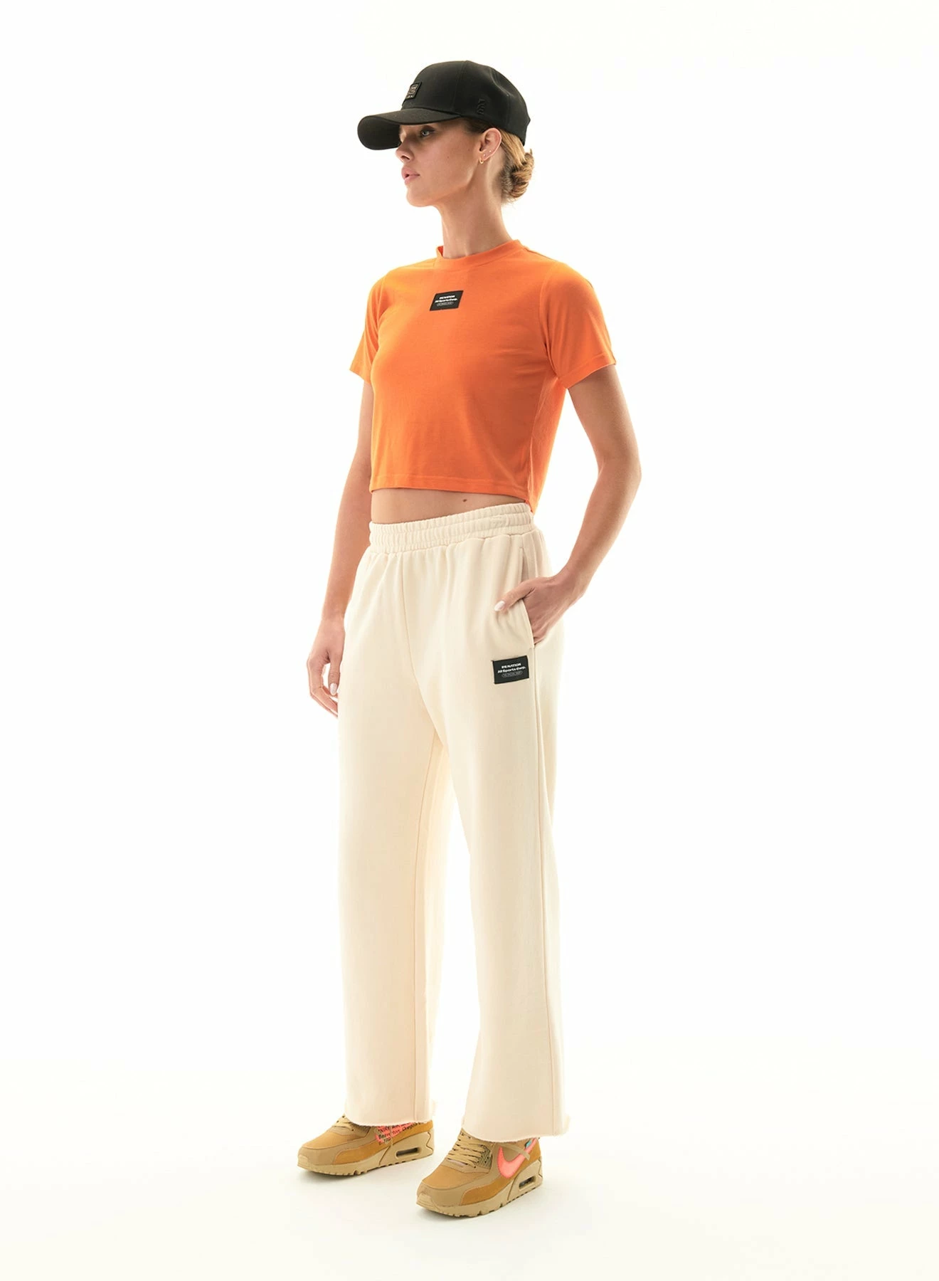 P.E NATION | Title Game Tee - Vibrant Orange 5 P.E NATION | Title Game Tee - Vibrant Orange - Image 5