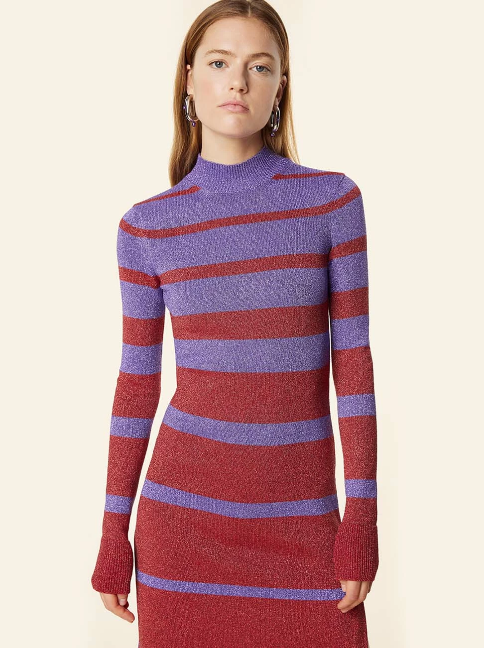 Paco Rabanne | Robe Long Dress - Purple/Red - Image 5