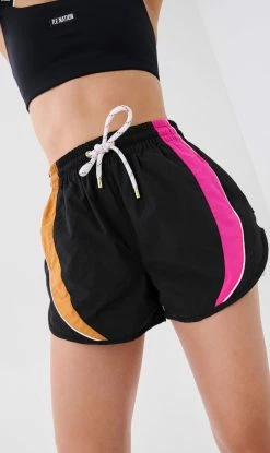 P.E NATION | Running Track Short - Black