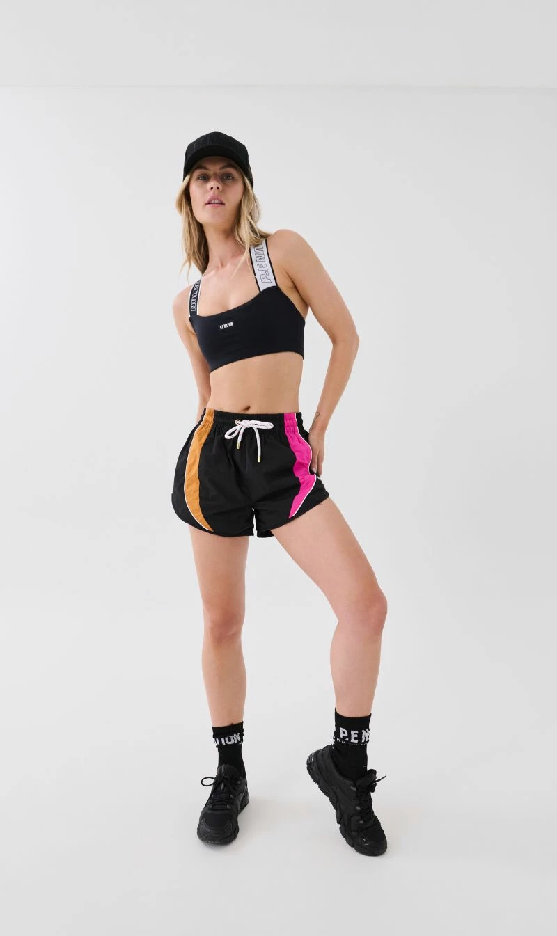 P.E NATION | Running Track Short - Black - Image 2
