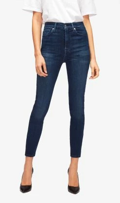 7 For All Mankind 7 For All Man Kind | Aubrey Slim Illusion Luxe Los Feliz - Dark Blue