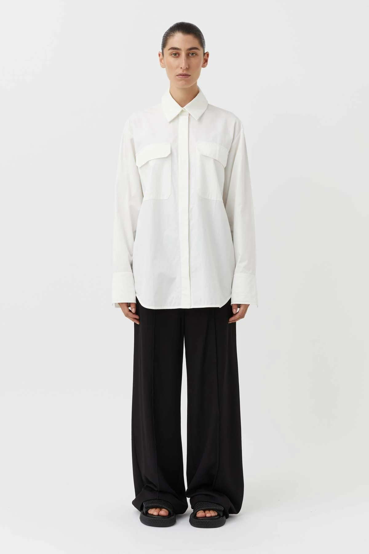 CAMILLA AND MARC | Hazel Oversized Shirt - White - Image 4