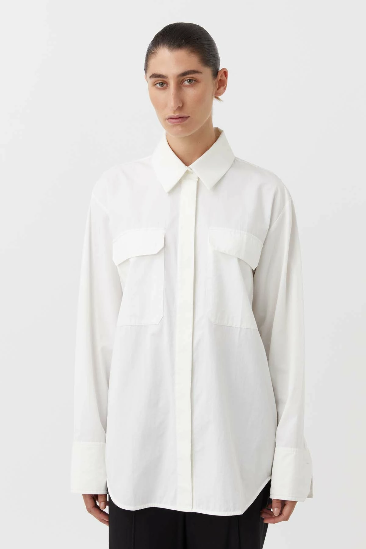 CAMILLA AND MARC | Hazel Oversized Shirt - White - Image 2