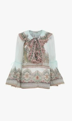 Zimmermann | Kaleidoscope Ruffle Blouse