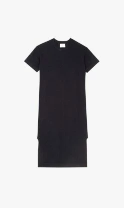 Juliette Hogan | Lounge Long Box T Dress - Black