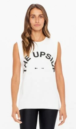 The Upside | Muscle Tank - White