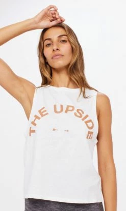 The Upside | Sarah Tank - White