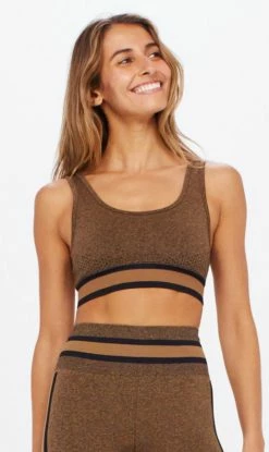 The Upside | Marle Seamless Ariella Bra - Cinnamon