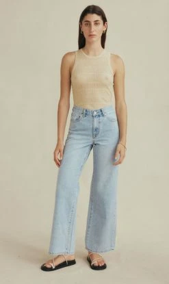 Marle | Wide Leg Denim - Blue