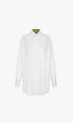 BASSIKE | Boyfriend Shirt - White