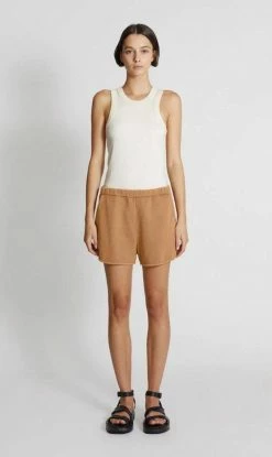 Camilla And Marc | Auburn Track Short - Toffee