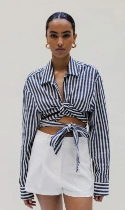 Musier Paris | Syros Top - Navy/White