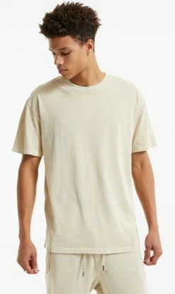 Ksubi Mens | 4x4 Biggie SS Tee Desert - Tan