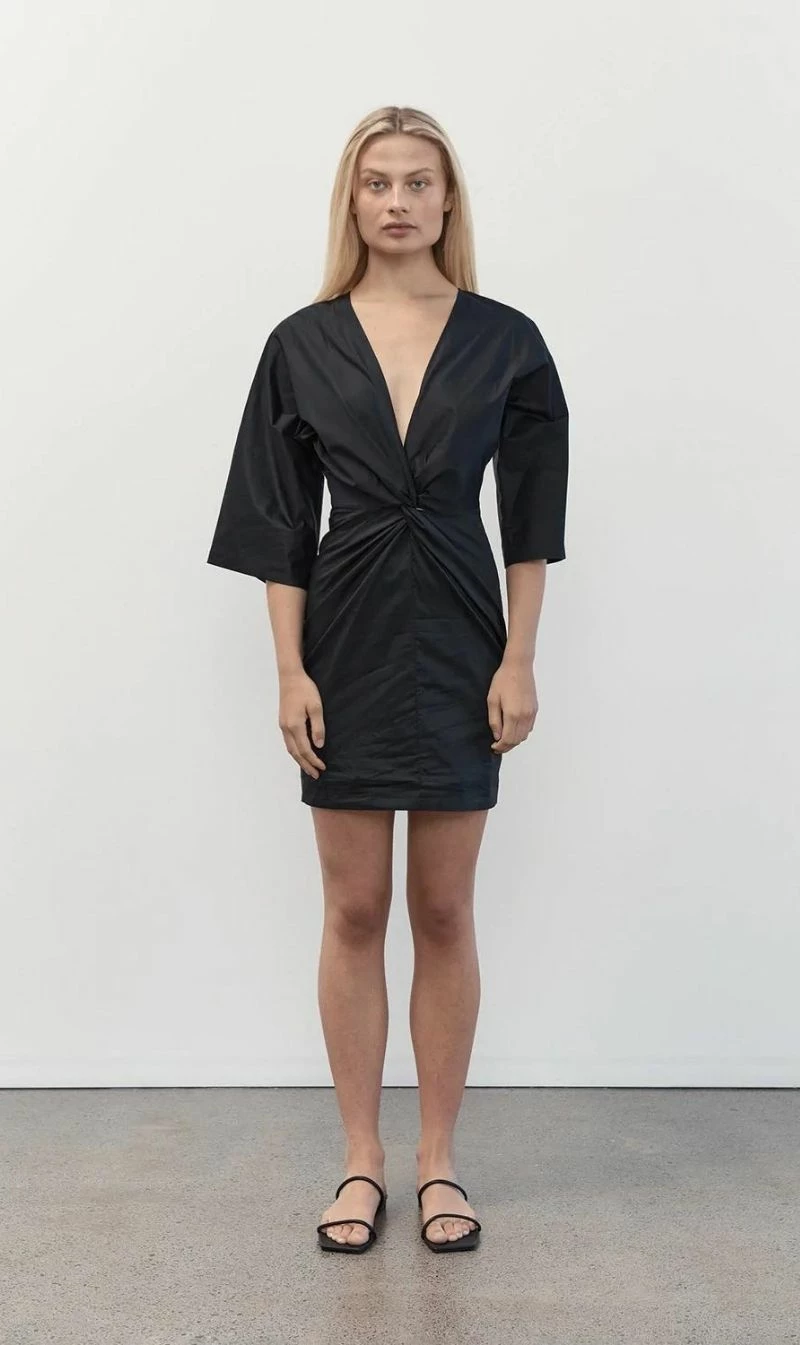 ST AGNI ST. AGNI | Ring Detail Maxi Dress - Black