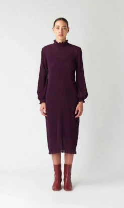 Kate Sylvester | Lux Shift Dress - Plum