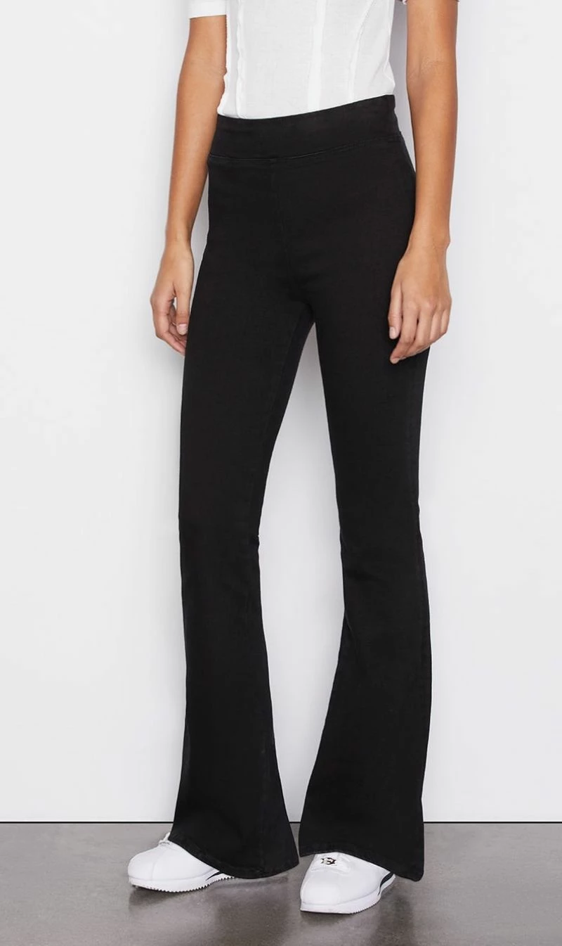 Frame Denim | The Jetset Flare - Sheen Noir