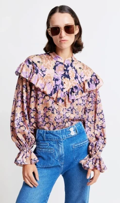 Karen Walker | Cheyenne Top - Russian Floral
