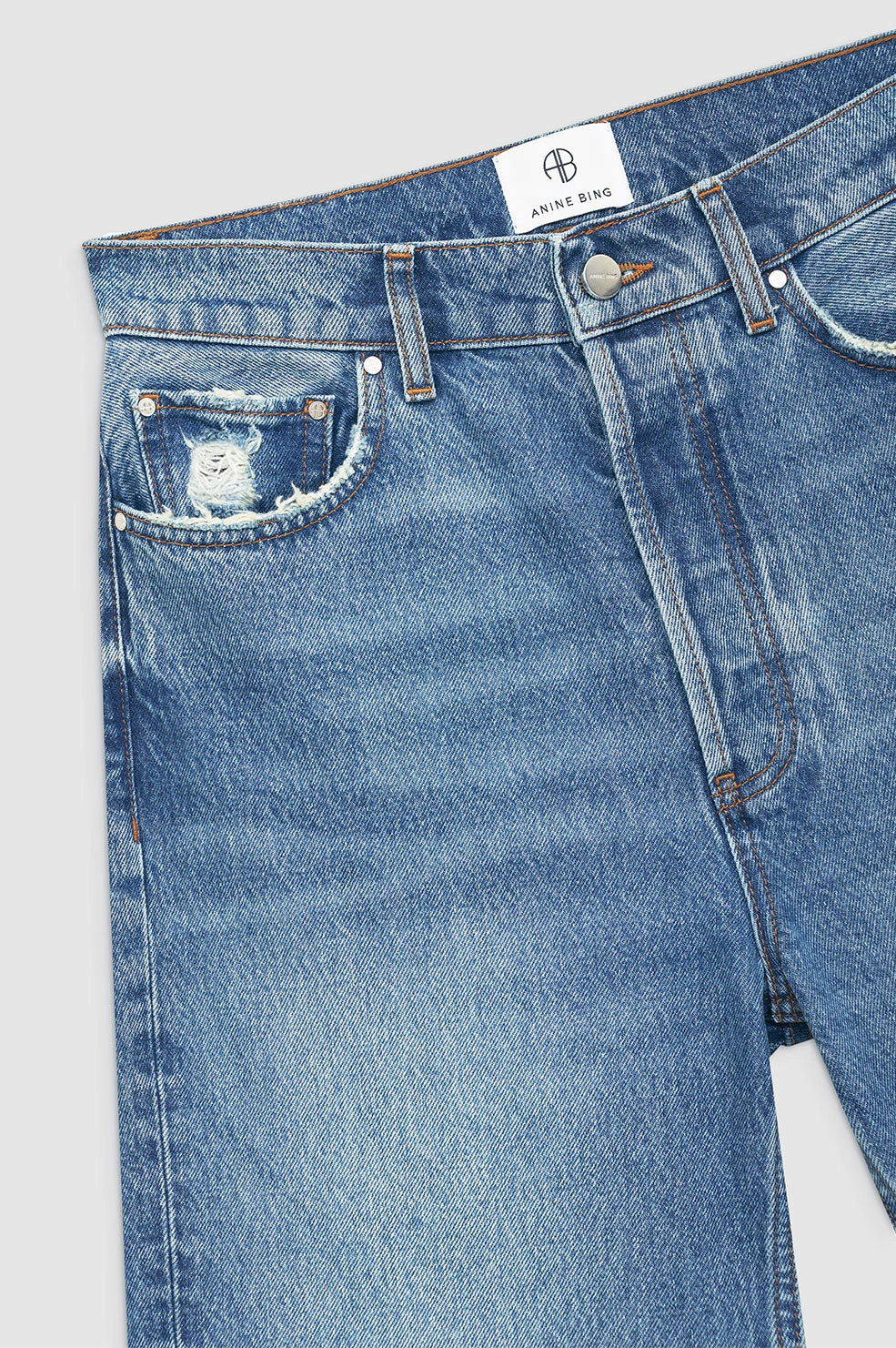 Anine Bing | Kat Jean - Aqua Blue - Image 4