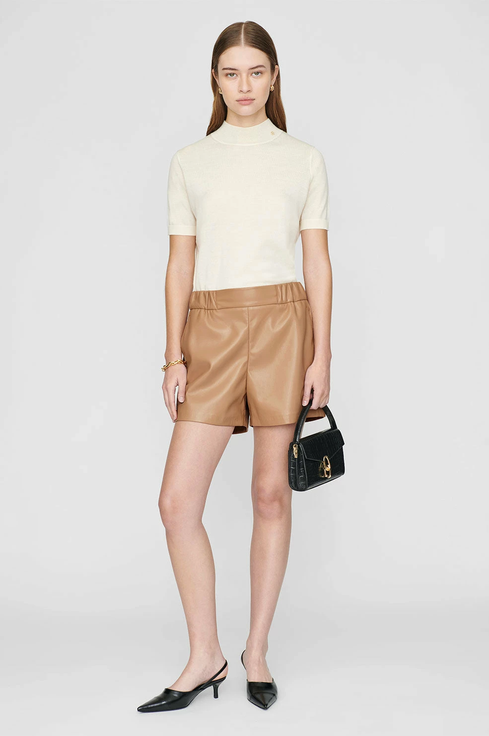 Anine Bing | Koa Short - Butterscotch - Image 2