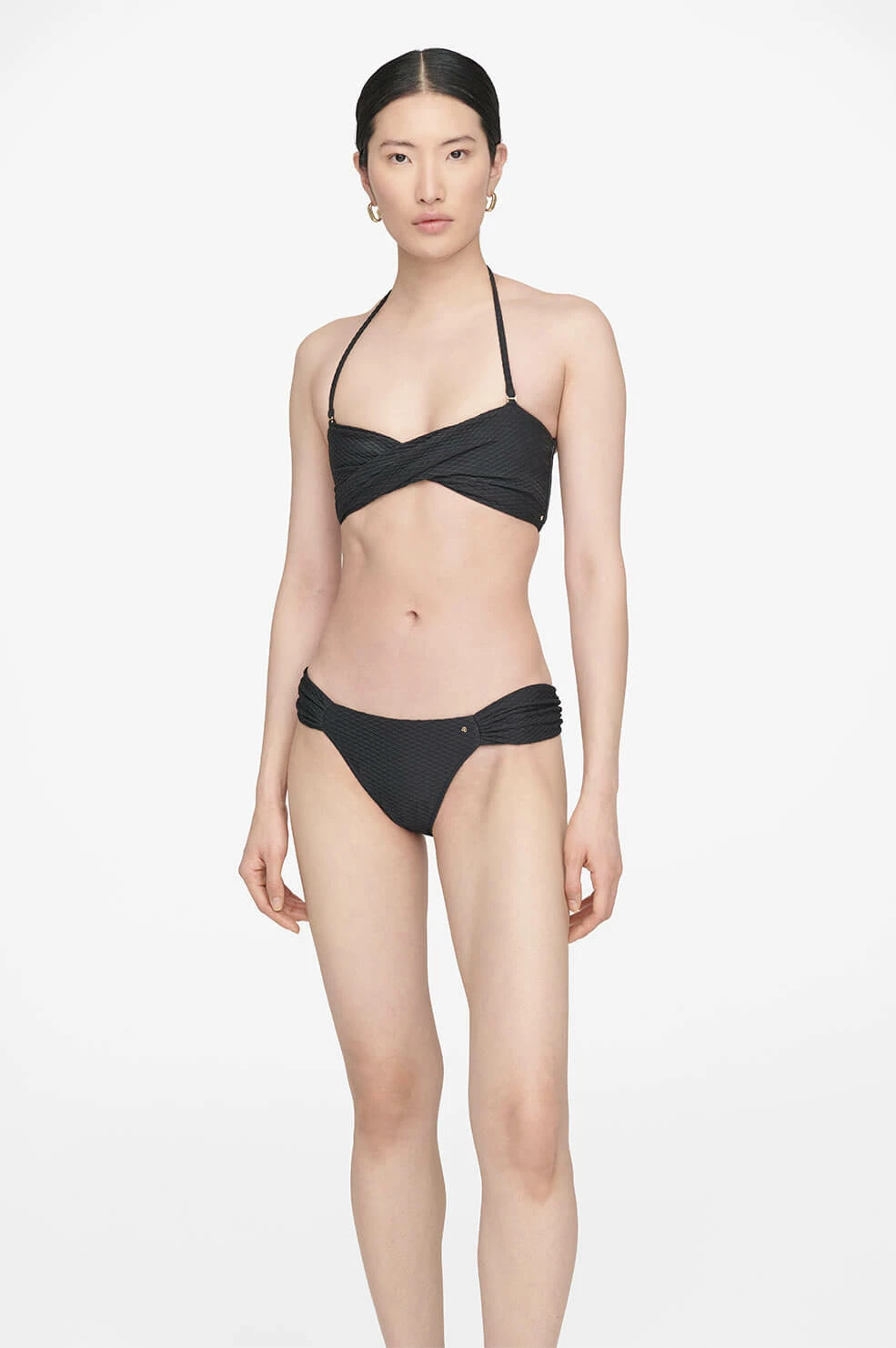 Anine Bing | Rosa Bikini Top - Black - Image 4