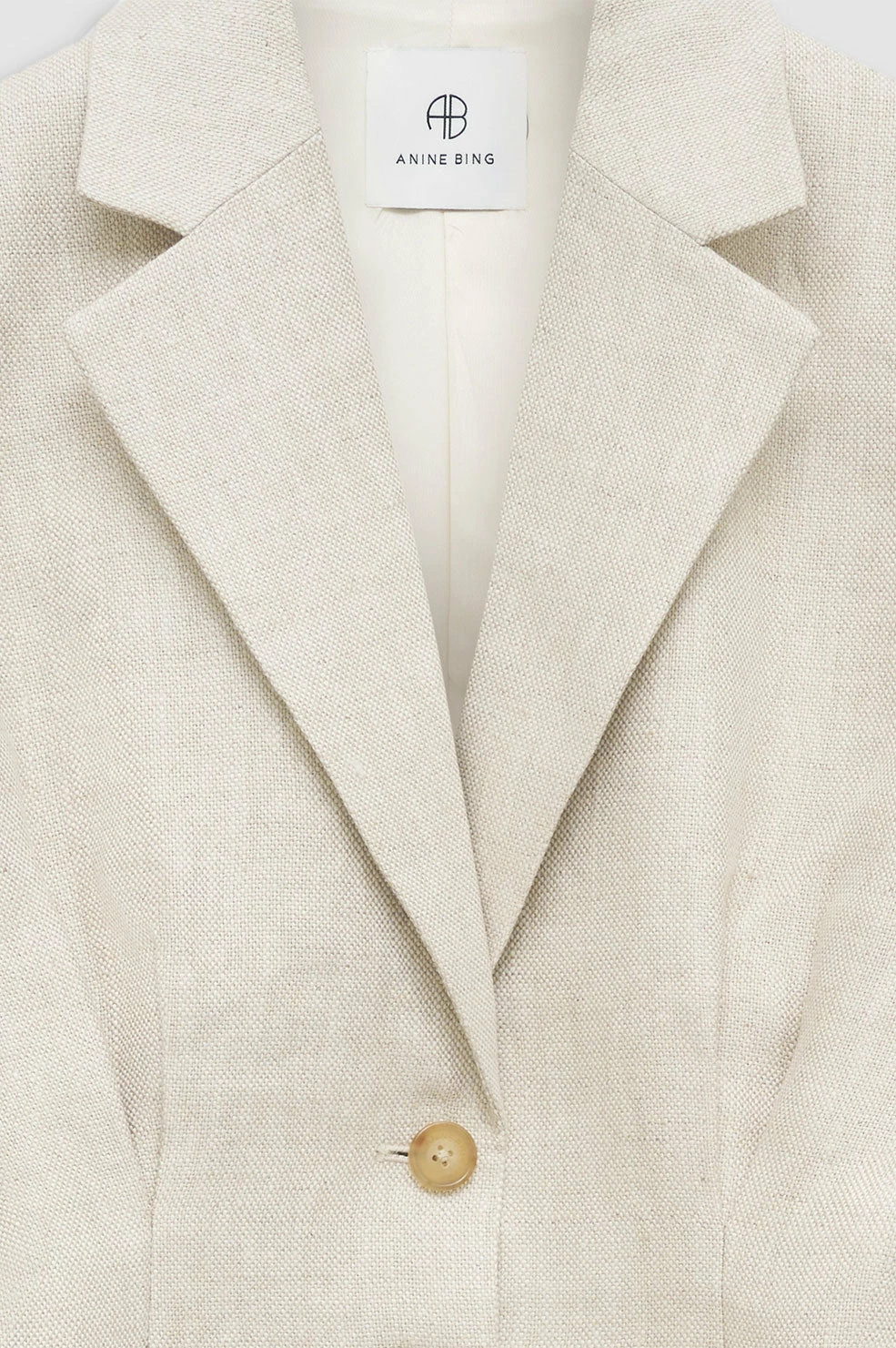 Anine Bing | Taya Dress - Oatmeal - Image 2