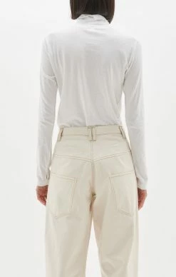 Bassike | Slim Roll Neck Long Sleeve T.Shirt - White -ZIMMERMANN Sales Store AW22WJT89 white back 1200x 50e5017f c8bd 4cc9 abbb 50820ed2ef9c