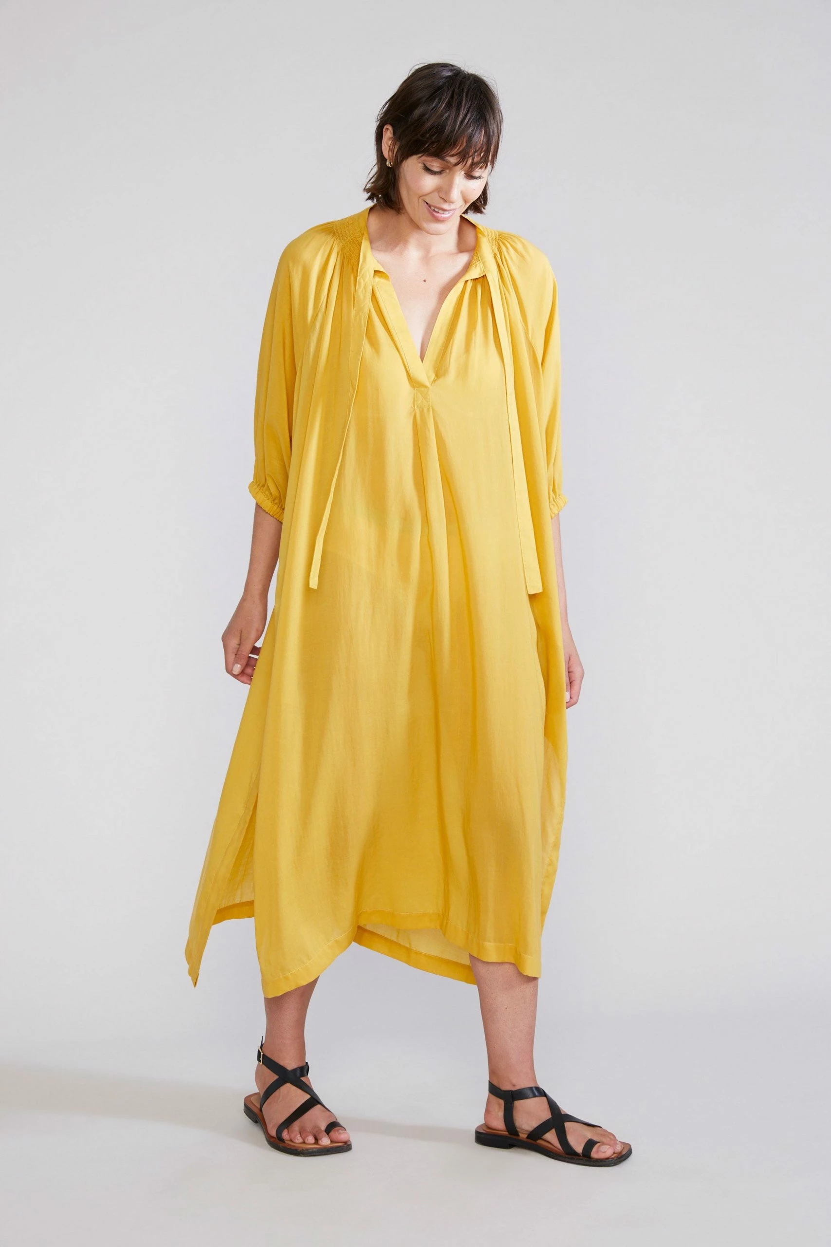 Laing | Celeste Dress - Sunset Yellow - Image 3