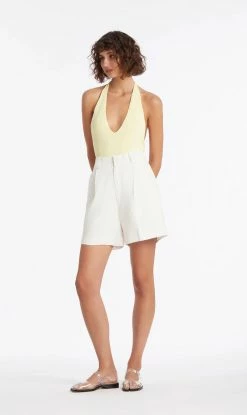 SIR The Label | Clemence Tailored Short - Ivory