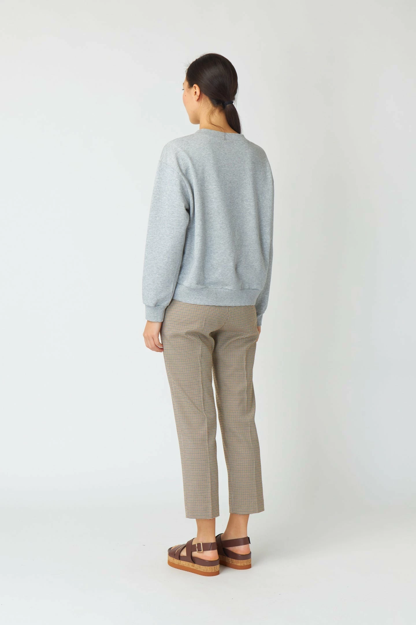 Kate Sylvester | Peony Sweatshirt - Grey Marle - Image 4