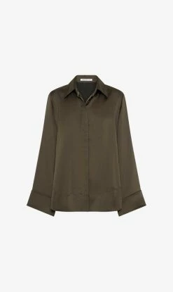 Camilla And Marc | Emile Shirt - Dark Tobacco