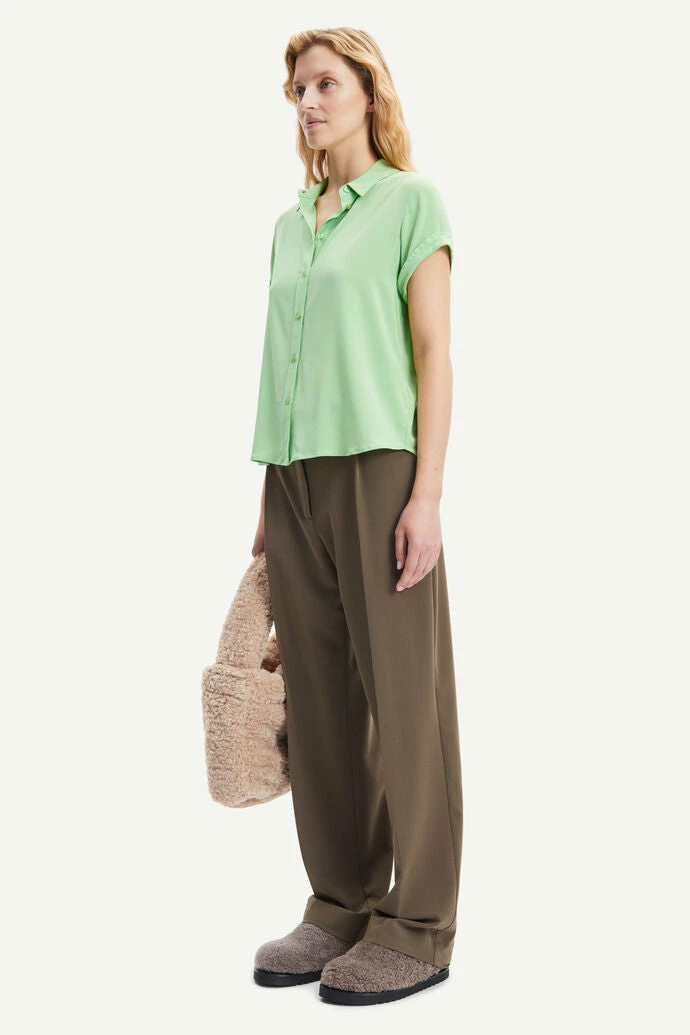 Samsoe Samsoe | Majan Short Sleeve Shirt - Sprucestone 5 Samsoe Samsoe | Majan Short Sleeve Shirt - Sprucestone - Image 5