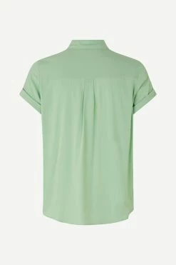Samsoe Samsoe | Majan Short Sleeve Shirt - Sprucestone 13 Samsoe Samsoe | Majan Short Sleeve Shirt - Sprucestone -ZIMMERMANN Sales Store F19123672 146316TCX 7
