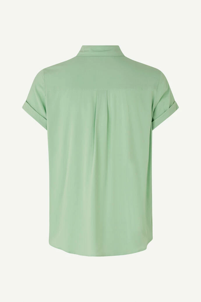 Samsoe Samsoe | Majan Short Sleeve Shirt - Sprucestone 7 Samsoe Samsoe | Majan Short Sleeve Shirt - Sprucestone - Image 7