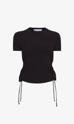 Proenza Schouler White Label | Side Slit T.Shirt - Black