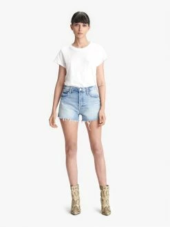 Mother Denim | The Tomcat Kick Fray Short - True Confessions