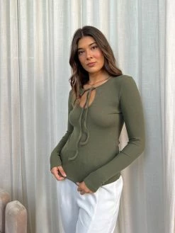 Caitlin Crisp | Scarlett Top - Khaki 5 Caitlin Crisp | Scarlett Top - Khaki -ZIMMERMANN Sales Store IMG 5542Large