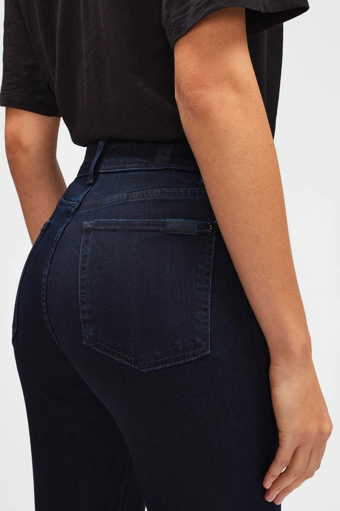 7 For All Mankind 7 For All Man Kind | Aubrey Slim Illusion Luxe Certainty - Dark Blue - Image 4