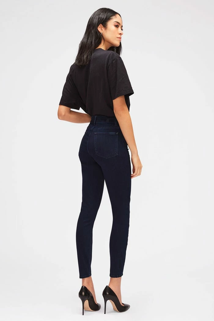7 For All Mankind 7 For All Man Kind | Aubrey Slim Illusion Luxe Certainty - Dark Blue - Image 5