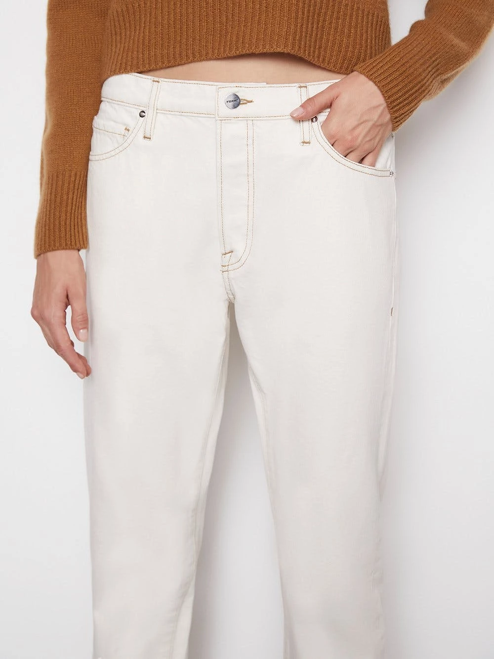 Frame Denim | Le Slouch - Ecru - Image 3