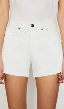 Frame Denim | Le Simone Short Raw - Blanc
