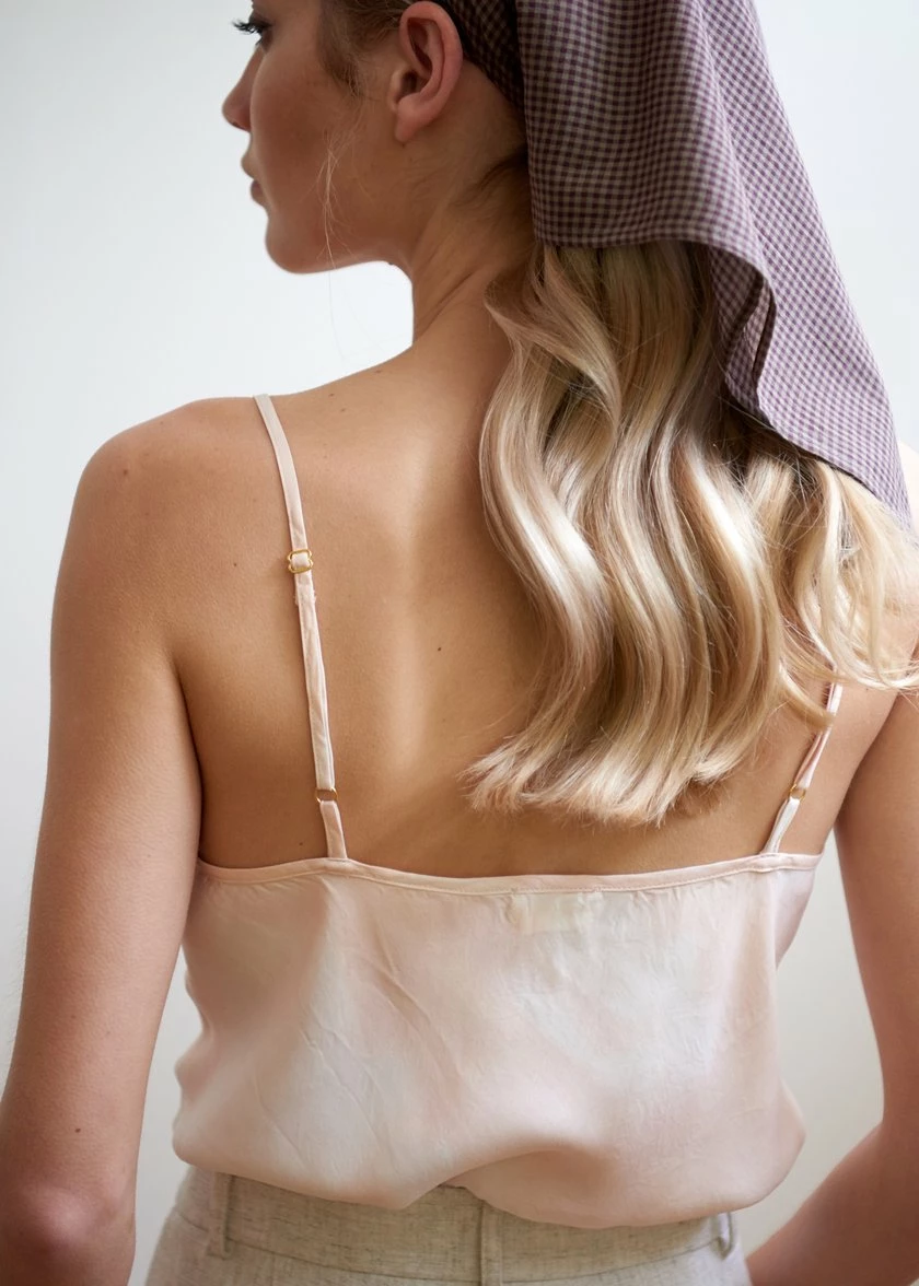 Mahsa | Camisole - Watercolour Blush 3 Mahsa | Camisole - Watercolour Blush - Image 3