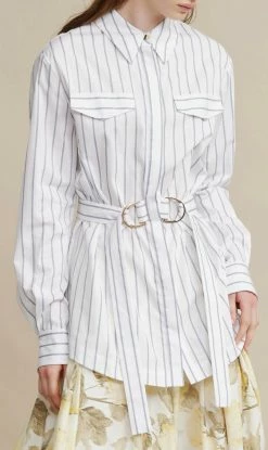 ACLER | Milton Shirt - Vintage Blue Stripe