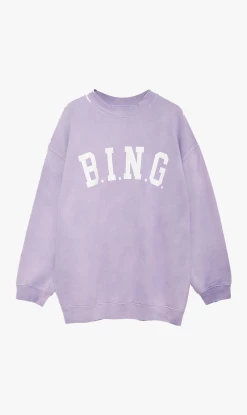 Anine Bing | Tyler Sweatshirt - Washed Lavender