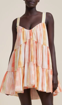 ACLER | Viola Dress - Geo Stripe