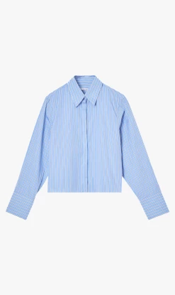 Jac+Jack Jac + Jack | City Shirt - Blue/Navy Stripe