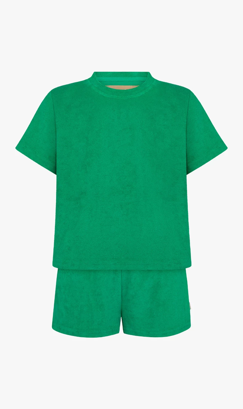 Araminta James | Terry Classic Set - Tropical Green 1 Araminta James | Terry Classic Set - Tropical Green