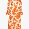 Kate Ford | Elis Cut Out Gown - Orange